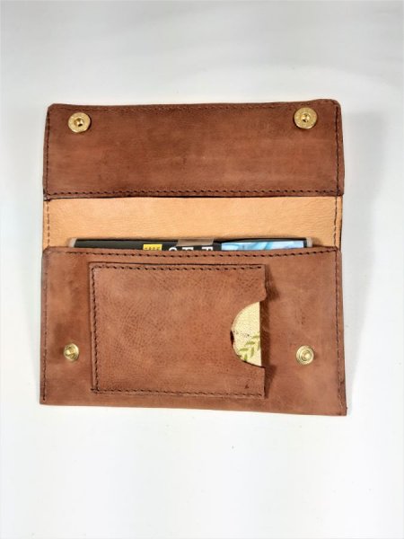 Anel de tabaco em couro liso de cabra, cor Havana