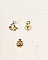 Breloques m&eacute;tal dor&eacute; pour cr&eacute;er des bijoux fantaisie.