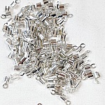 Lot embouts serre fil coloris argent 5mm